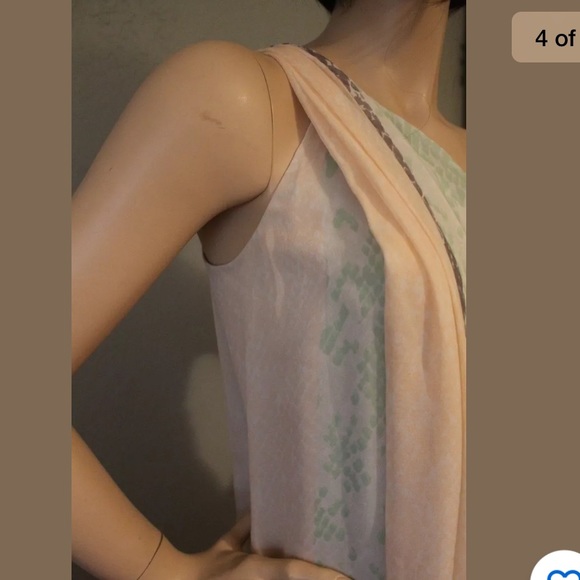 NWT Diane Von Furstenberg drape silk dress 6 DVF - Picture 4 of 8